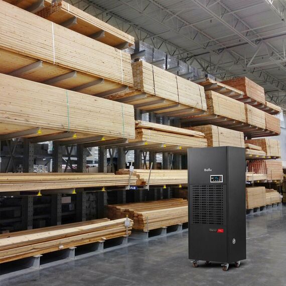 Фото Осушитель воздуха промышленный Ballu Sand hill BDH-168LE колонного типа , изображение 9 — купить в Москве