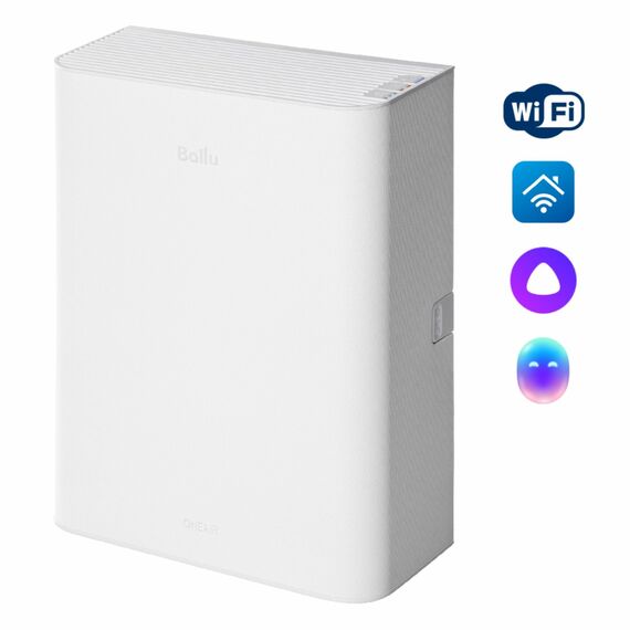 Фото Очиститель воздуха приточный Ballu ONEAIR ASP-100W с нагревательным элементом , изображение 2 — купить в Москве