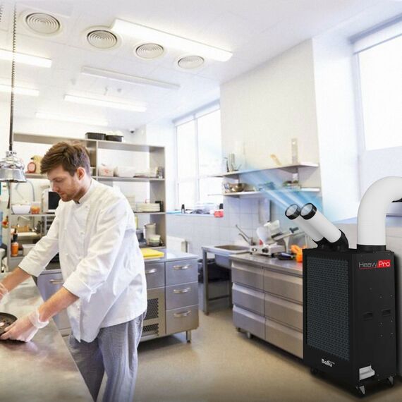 Фото Кондиционер промышленный мобильный Ballu Heavy Pro BGK5 с комплектом воздухоотводов , изображение 17 — купить в Москве