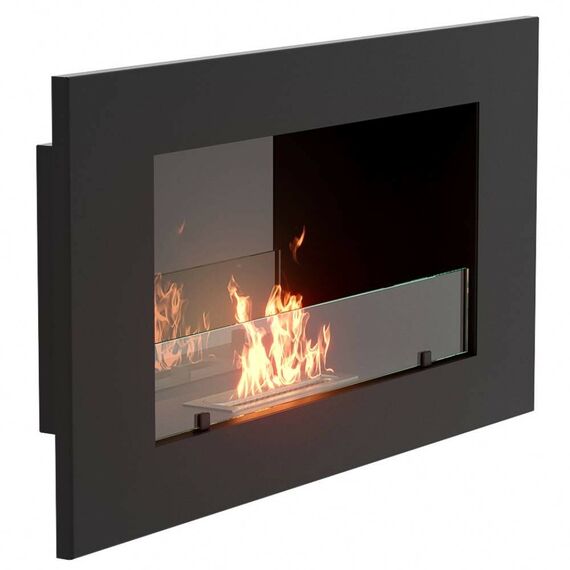 Фото Каминокомплект: Биокамин Firelight BFP/W-90+Набор керамических камней М, черные , изображение 3 — купить в Москве