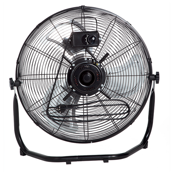 Фото Вентилятор напольный промышленный Ballu BIF-8BB, с регулировкой угла наклона, 120Вт , изображение 2 — купить в Москве