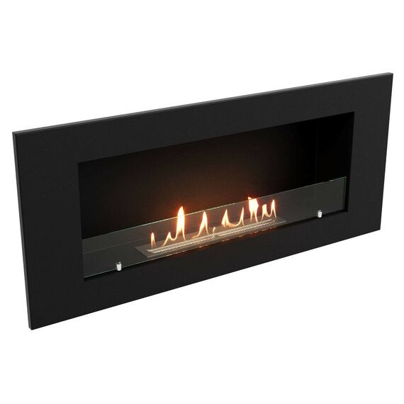 Фото Каминокомплект: Биокамин Firelight BFP/W-110+Набор керамических камней М, черные , изображение 4 — купить в Москве