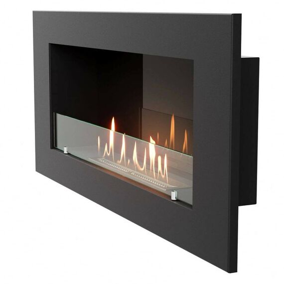 Фото Каминокомплект: Биокамин Firelight BFP/W-110+Набор керамических камней М, черные , изображение 7 — купить в Москве