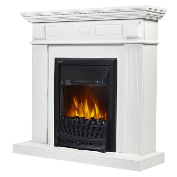 Фото Каминокомплект: Биокамин Firelight BFP/P-2520, портал Bianco 25 белый , изображение 2 — купить в Москве