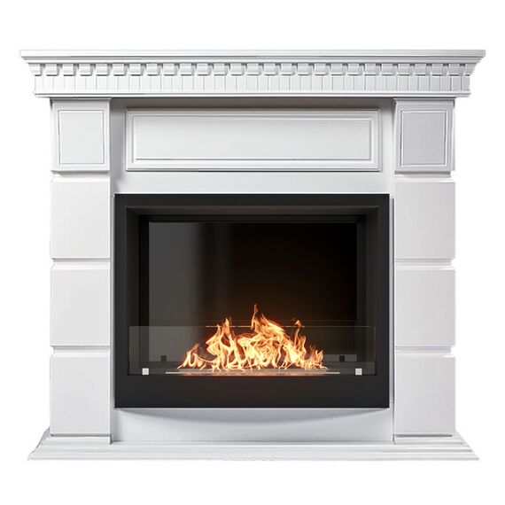 Фото Каминокомплект: Биокамин Firelight BFP/P-2520, портал Elegante 25 белый , изображение 4 — купить в Москве