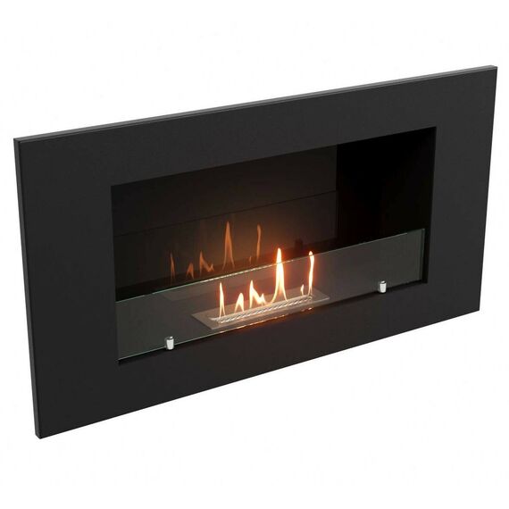 Фото Каминокомплект: Биокамин Firelight BFP/W-90+Набор керамических камней М, черные , изображение 4 — купить в Москве