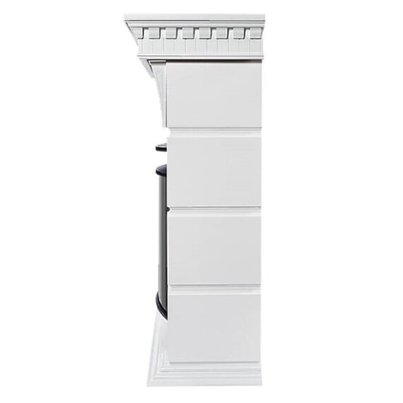 Фото Каминокомплект: Биокамин Firelight BFP/P-2520, портал Elegante 25 белый , изображение 6 — купить в Москве