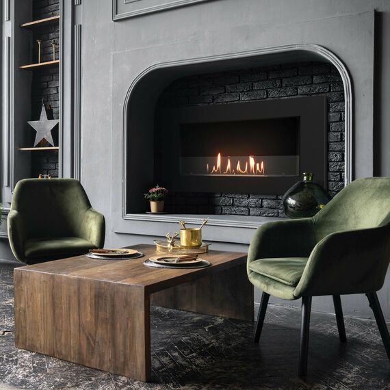 Фото Каминокомплект: Биокамин Firelight BFP/W-110+Набор керамических камней М, белые , изображение 8 — купить в Москве