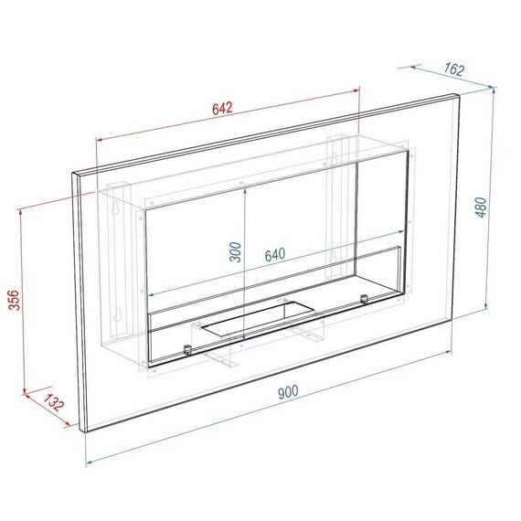 Фото Каминокомплект: Биокамин Firelight BFP/W-90+Набор керамических камней М, черные , изображение 9 — купить в Москве