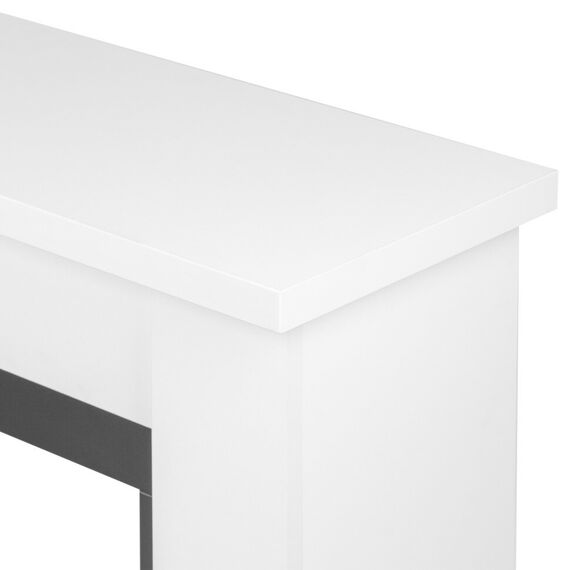 Фото Каминокомплект: Биокамин Firelight BFP/P-3020+Портал Canto Long белый, черный , изображение 4 — купить в Москве