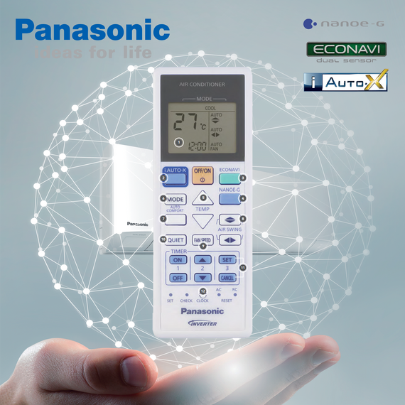 Фото Сплит-система Panasonic BASIC CS-PZ50WKD/CU-PZ50WKD , изображение 6 — купить в Москве