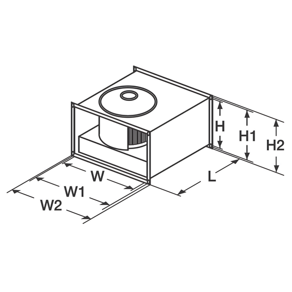 Фото Shuft RFD-B 1000x500-4 VIM прямоугольный канальный вентилятор с назад загнутыми лопатками , изображение 6 — купить в Москве