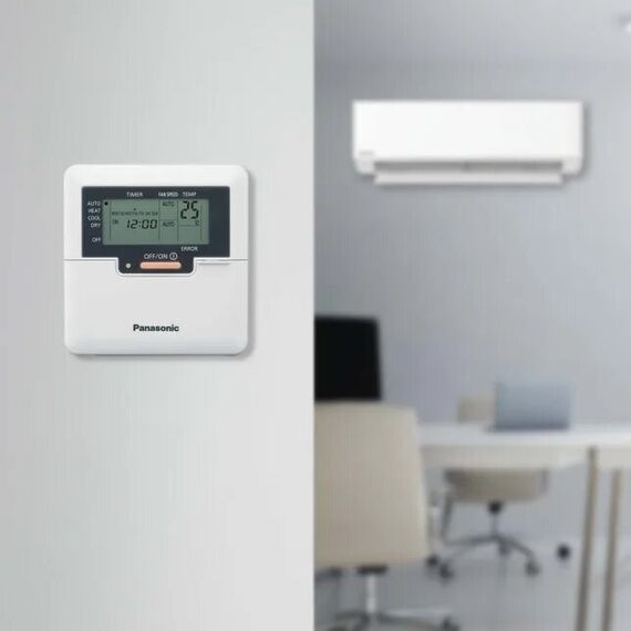 Фото Аксессуар для кондиционеров Panasonic "CZ-RD514C", пульт ДУ, белый , изображение 2 — купить в Москве