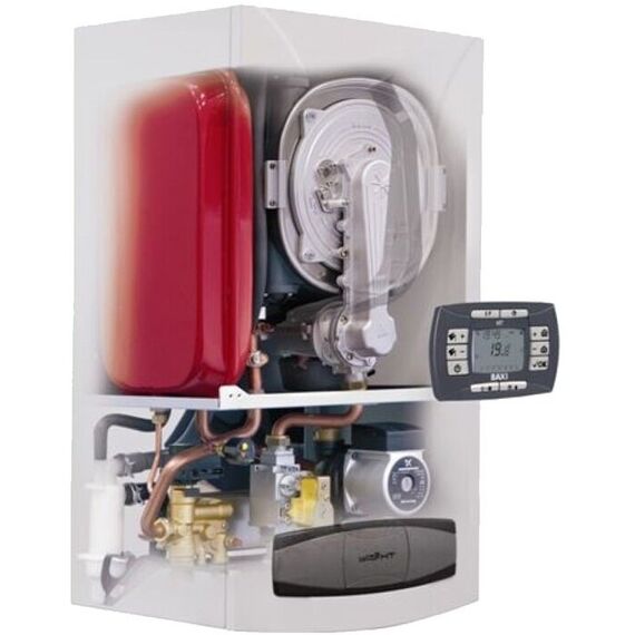 Фото Конвекционный газовый котел BAXI LUNA-3 COMFORT 310 Fi, 31 кВт, двухконтурный, белый , изображение 5 — купить в Москве