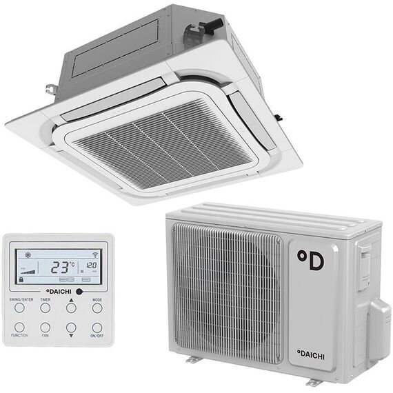 Фото Кассетный кондиционер Daichi City Line FULL DC inverter DA35ALFS1R/DF35ALS1R/DPT05L, площадь 35 кв.м, A+++ , изображение 4 — купить в Москве