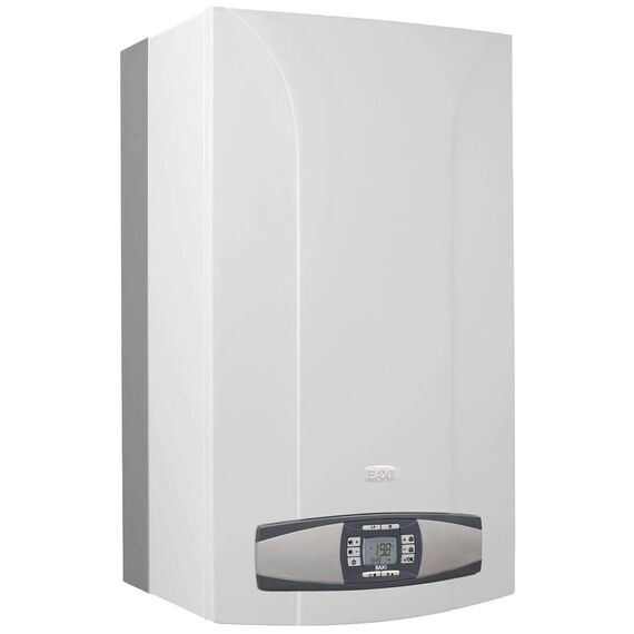 Фото Конвекционный газовый котел BAXI LUNA-3 240 Fi, 25 кВт, двухконтурный, белый , изображение 3 — купить в Москве