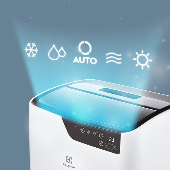 Фото Кондиционер мобильный Electrolux Bliss Art EACM-12 GT/N6 , изображение 13 — купить в Москве