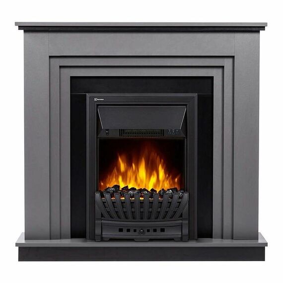 Фото Каминокомплект: Очаг Electrolux Classic EFP/P-1020LS, портал Grado Classic графит, черный , изображение 5 — купить в Москве