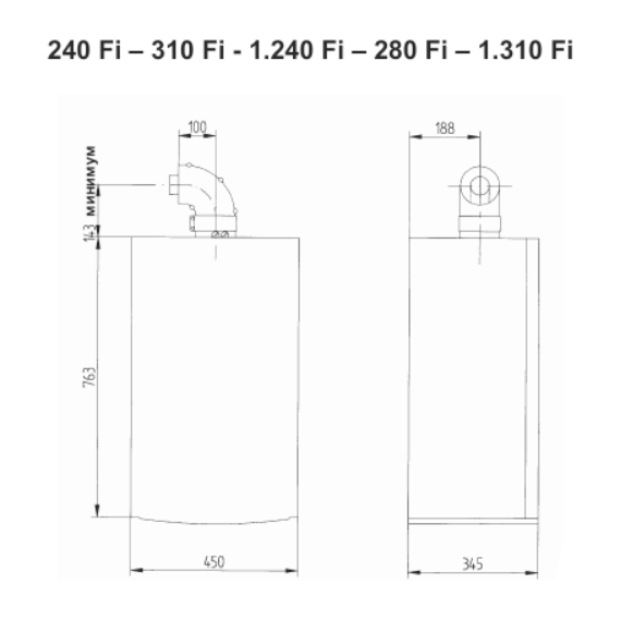 Фото Котел газовый BAXI LUNA-3 280 Fi (28 кВт) двухконтурный настенный закрытая камера сгорания , изображение 21 — купить в Москве