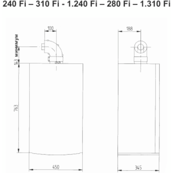 Фото Конвекционный газовый котел BAXI LUNA-3 COMFORT 240 Fi, 25 кВт, двухконтурный, белый , изображение 15 — купить в Москве