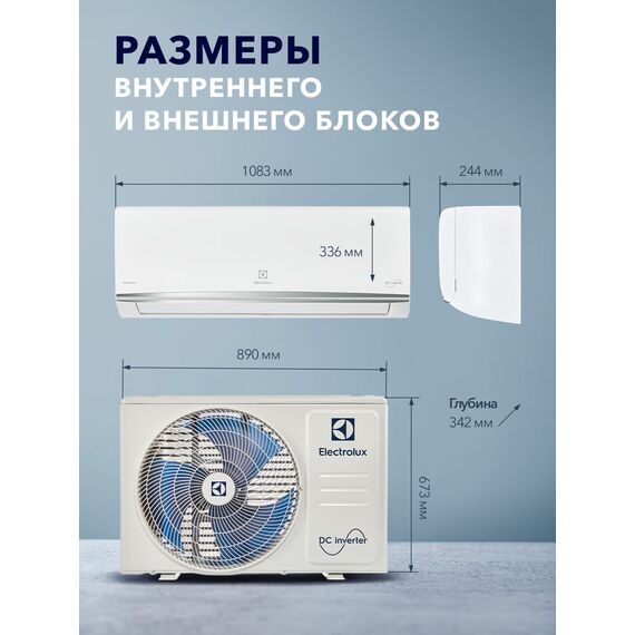 Фото Сплит-система Electrolux Smartline EACS/I-24HSM/N8_V2 , изображение 10 — купить в Москве