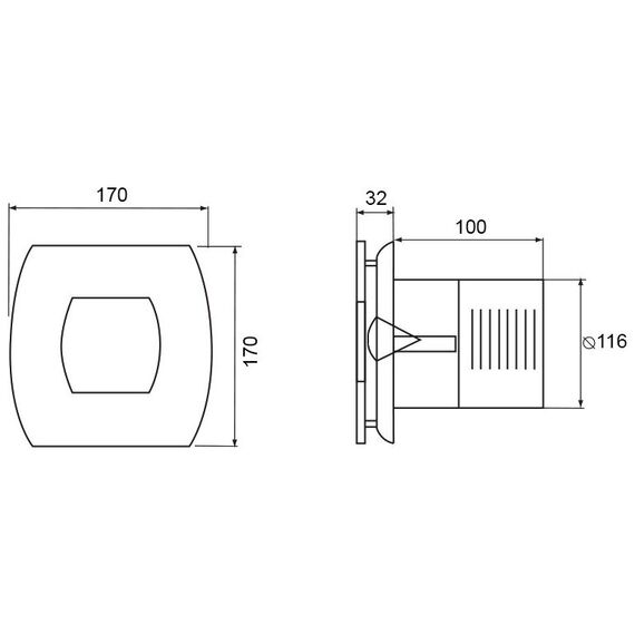 Фото Вентилятор вытяжной серии Premium EAF-120T с таймером , изображение 7 — купить в Москве
