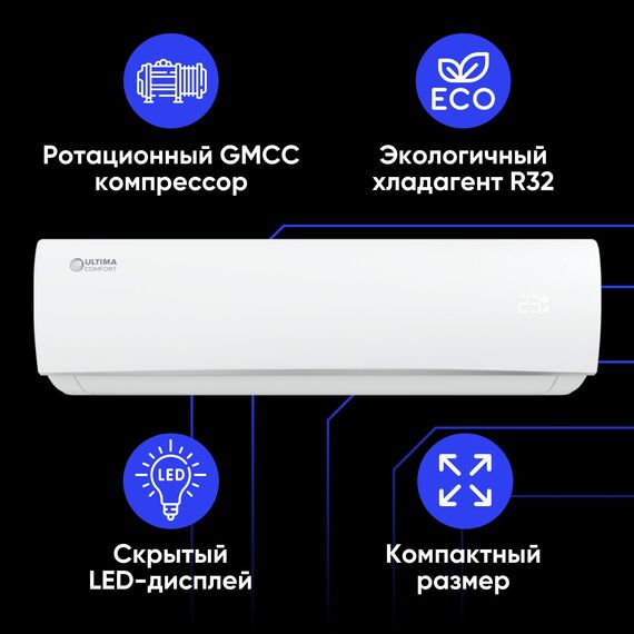 Фото Сплит-система Ultima Comfort ECLIPSE ECS-12PN , изображение 4 — купить в Москве