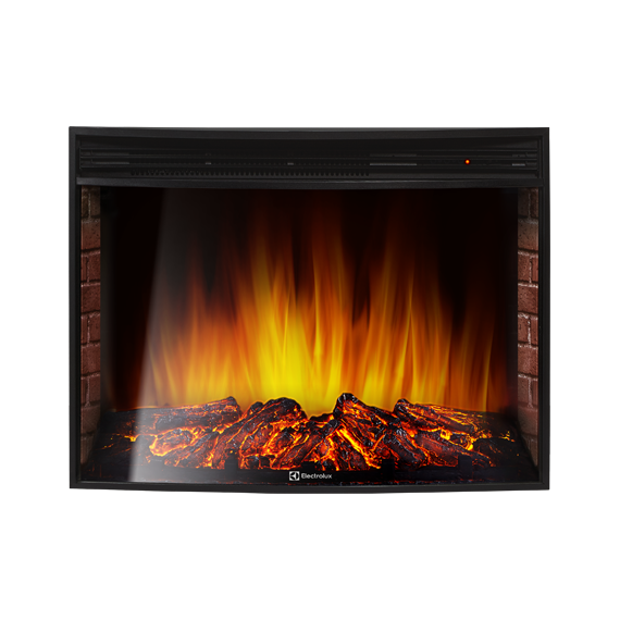 Фото Electrolux Каминокомплект: Очаг Electrolux EFP/P-3320RLS, портал Loft 30 камень белый, белая эмаль , изображение 4 — купить в Москве