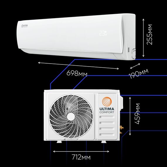 Фото Сплит-система Ultima Comfort ECLIPSE ECS-12PN , изображение 3 — купить в Москве
