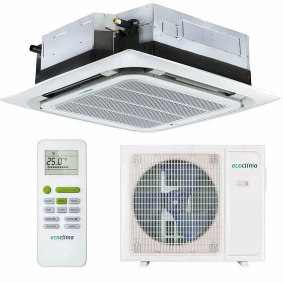 Фото Кассетный кондиционер Ecoclima ECLCA/I-TC24/4R1, площадь до 70м? , изображение 2 — купить в Москве