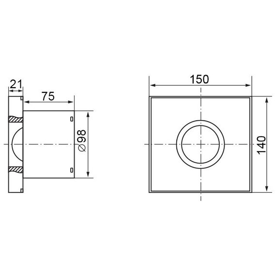 Фото Вентилятор вытяжной Rainbow EAFR-100 steel (НС-1127272) , изображение 16 — купить в Москве