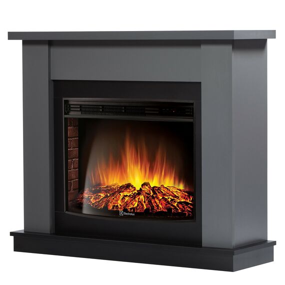 Фото Каминокомплект: Очаг Electrolux EFP/P-2720RLS, портал Canto 25 графит , изображение 4 — купить в Москве