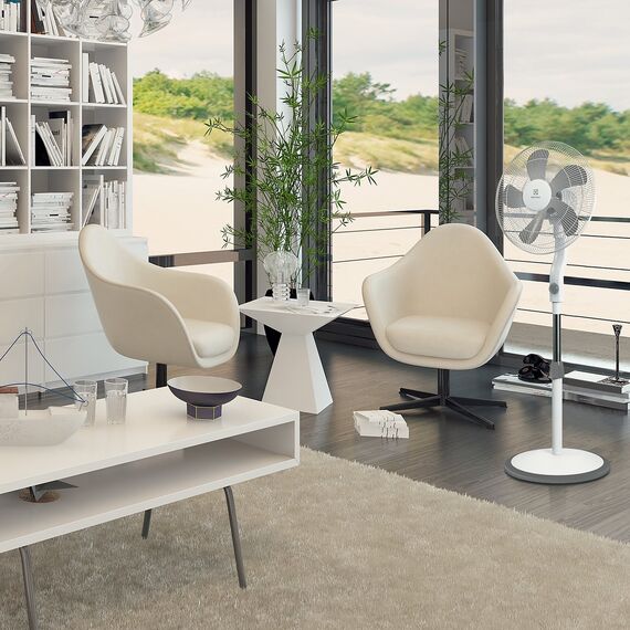 Фото Вентилятор напольный Electrolux EFF-1003D, белый и серый [нс-1187092] , изображение 6 — купить в Москве