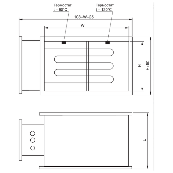 Фото Электрический нагреватель для прямоугольных каналов Shuft EHR 700x400-22.5 , изображение 7 — купить в Москве