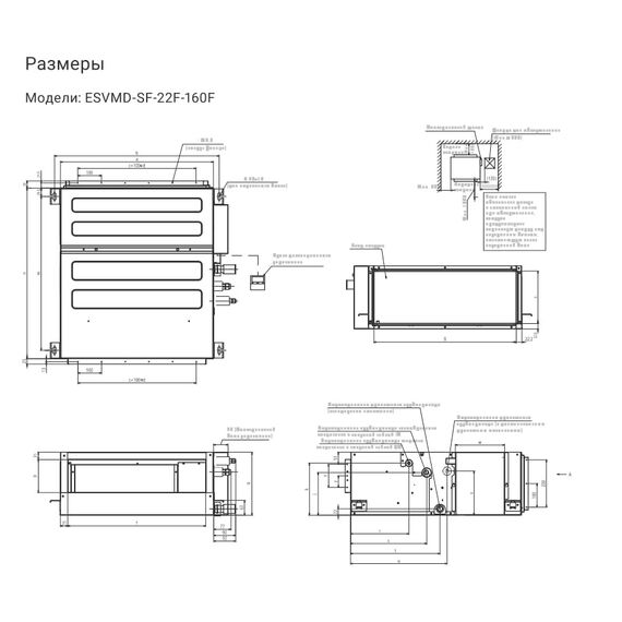 Фото Блок внутренний инверторный канальный Electrolux ESVMD-SF-224-А , изображение 4 — купить в Москве