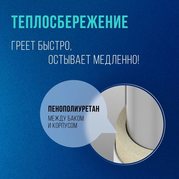 Фото Водонагреватель накопительный Ecostar SLIM EWH-SL7-CEU , изображение 8 — купить в Москве