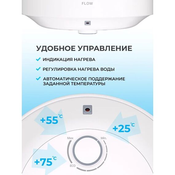 Фото Накопительный водонагреватель ECOSTAR EWH-F50-RE , изображение 7 — купить в Москве