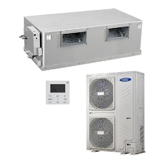 Фото General Climate GC-G112/DPAN1 канальный внутренний блок кондиционера (200Па, помпа, настенный пульт) , изображение 3 — купить в Москве