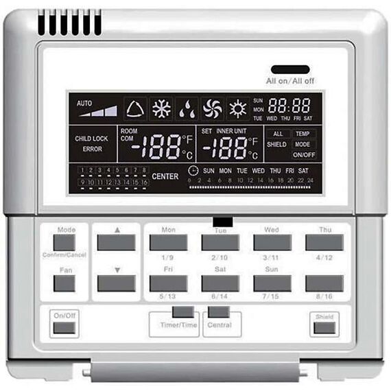 Фото Контроллер General Climate GC-ACE52, настенный, современный дизайн , изображение 5 — купить в Москве