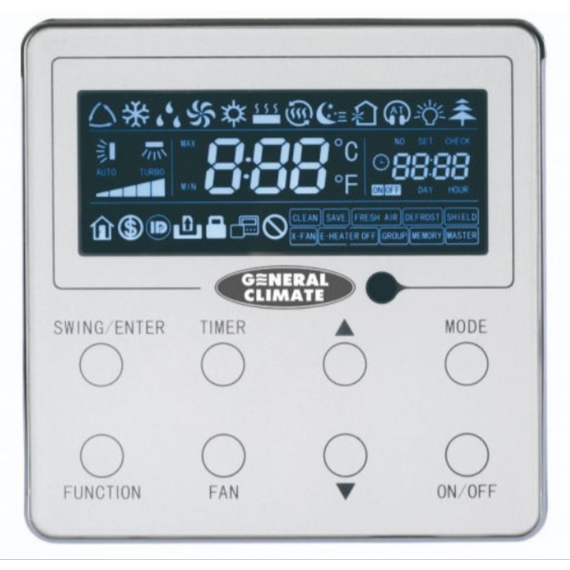 Фото Пульт General Climate GC-WR04DS, проводной, встроенный датчик температуры , изображение 4 — купить в Москве
