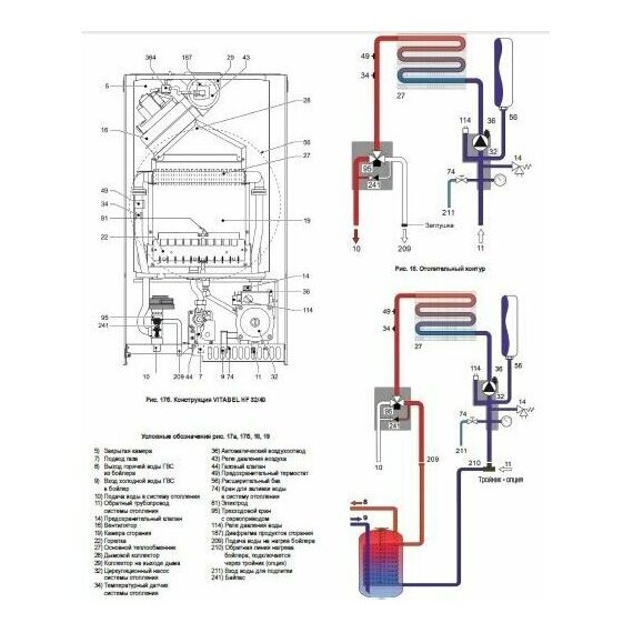 Фото Ferroli Котел газовый Ferroli Vitabel HF 24 настенный, 1 конт, закр. кам. сгор. , изображение 3 — купить в Москве