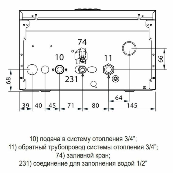 Фото Котел электрический Ferroli TOR, 9 кВт, одноконтурный, настенный , изображение 14 — купить в Москве