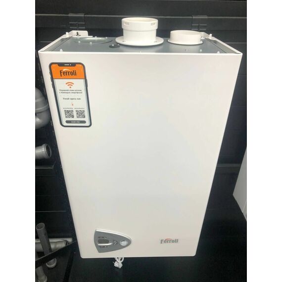 Фото Ferroli Котел газовый Ferroli Vitabel HF 24 настенный, 1 конт, закр. кам. сгор. , изображение 9 — купить в Москве
