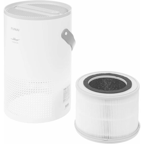 Фото Воздухоочиститель Funai Yakata Hap-Y230S01E, белый/серый, рекомендуемая площадь: 30 м2 , изображение 2 — купить в Москве