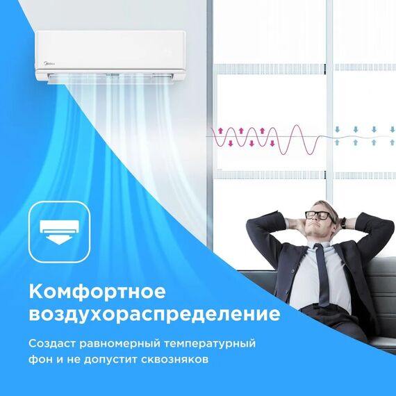 Фото Сплит-система Midea Unlimited MSAG2-12HRN1-I/MSAG2-12HRN1-O , изображение 7 — купить в Москве