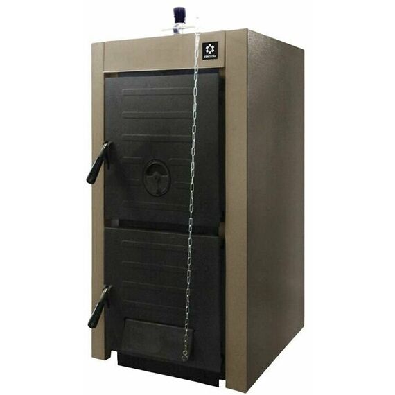 Фото Котел твердотопливный чугунный Kentatsu MAX-M-08 - 58 кВт, дрова / уголь / брикеты, для отопления , изображение 2 — купить в Москве