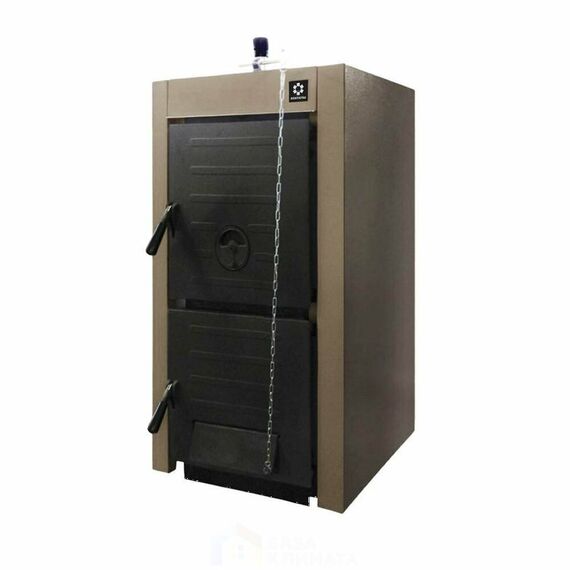 Фото Котел твердотопливный чугунный Kentatsu MAX-M-08 - 58 кВт, дрова / уголь / брикеты, для отопления , изображение 3 — купить в Москве