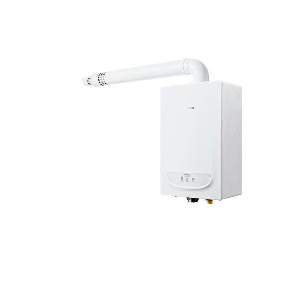 Фото Котел газовый Navien Deluxe C -40k, настенный, 2 конт, закр. кам. сгор, коаксиальный , изображение 3 — купить в Москве