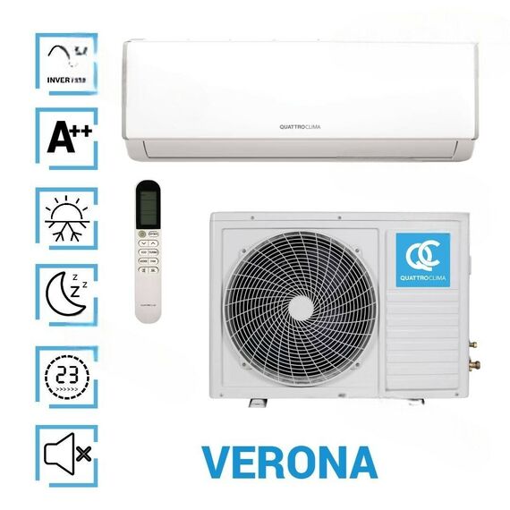Фото Сплит-система Quattroclima Verona QV-VE24WBE/QN-VE24WBE , изображение 2 — купить в Москве