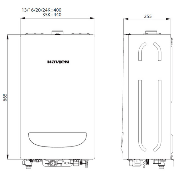 Фото Газовый котел Navien Deluxe S-16k 2-ух контр камера закрытая , изображение 23 — купить в Москве